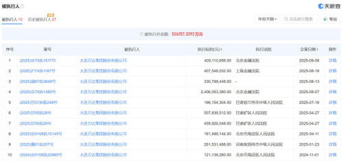 王健林及万达集团被限制高消费